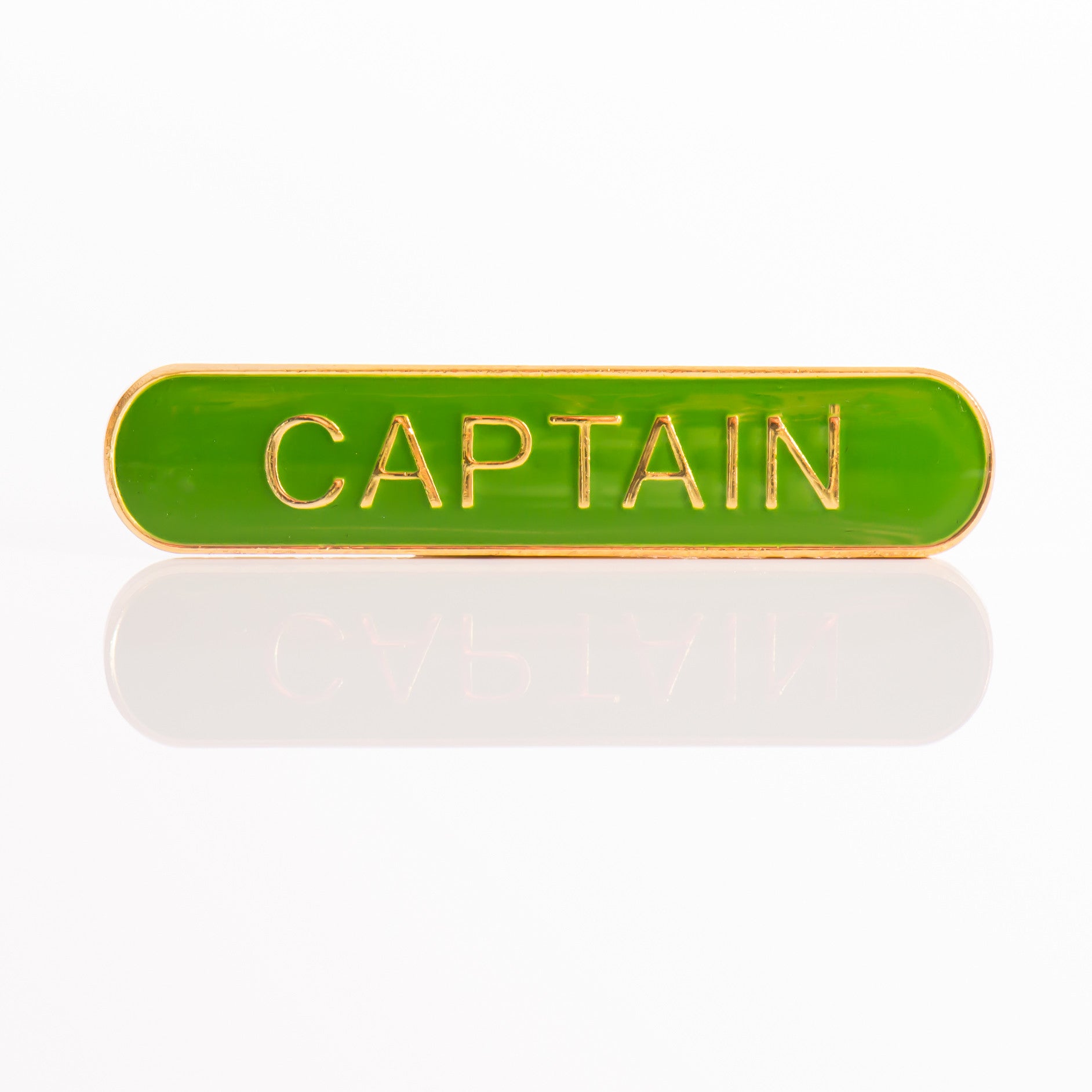 Enamel Bar Pin Badge - Captain