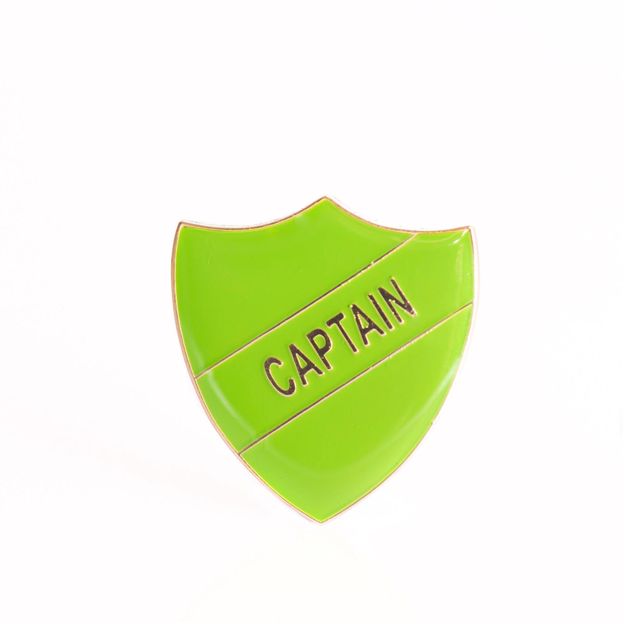 Enamel Shield Pin Badge - Captain