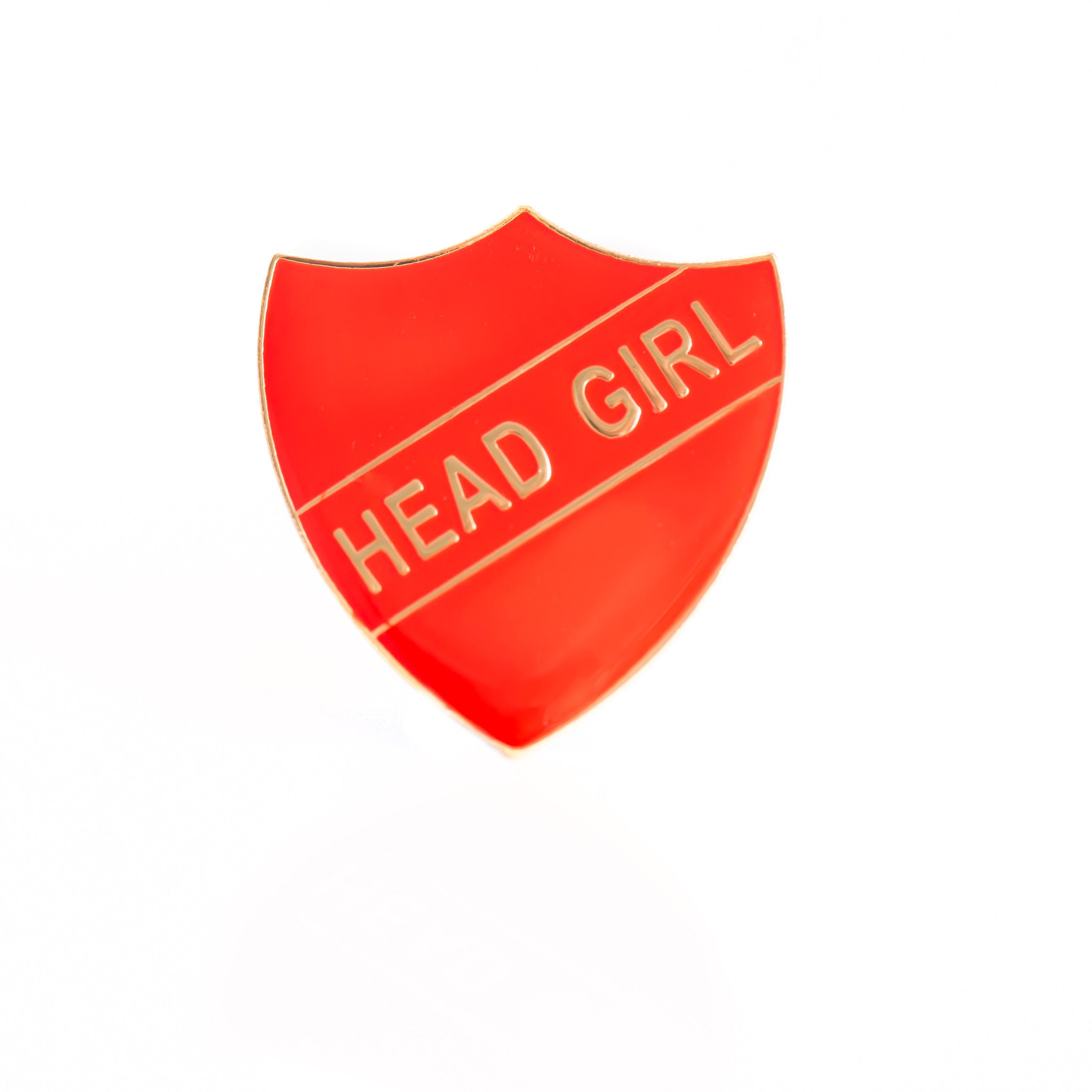 Enamel Shield Pin Badge - Head Girl