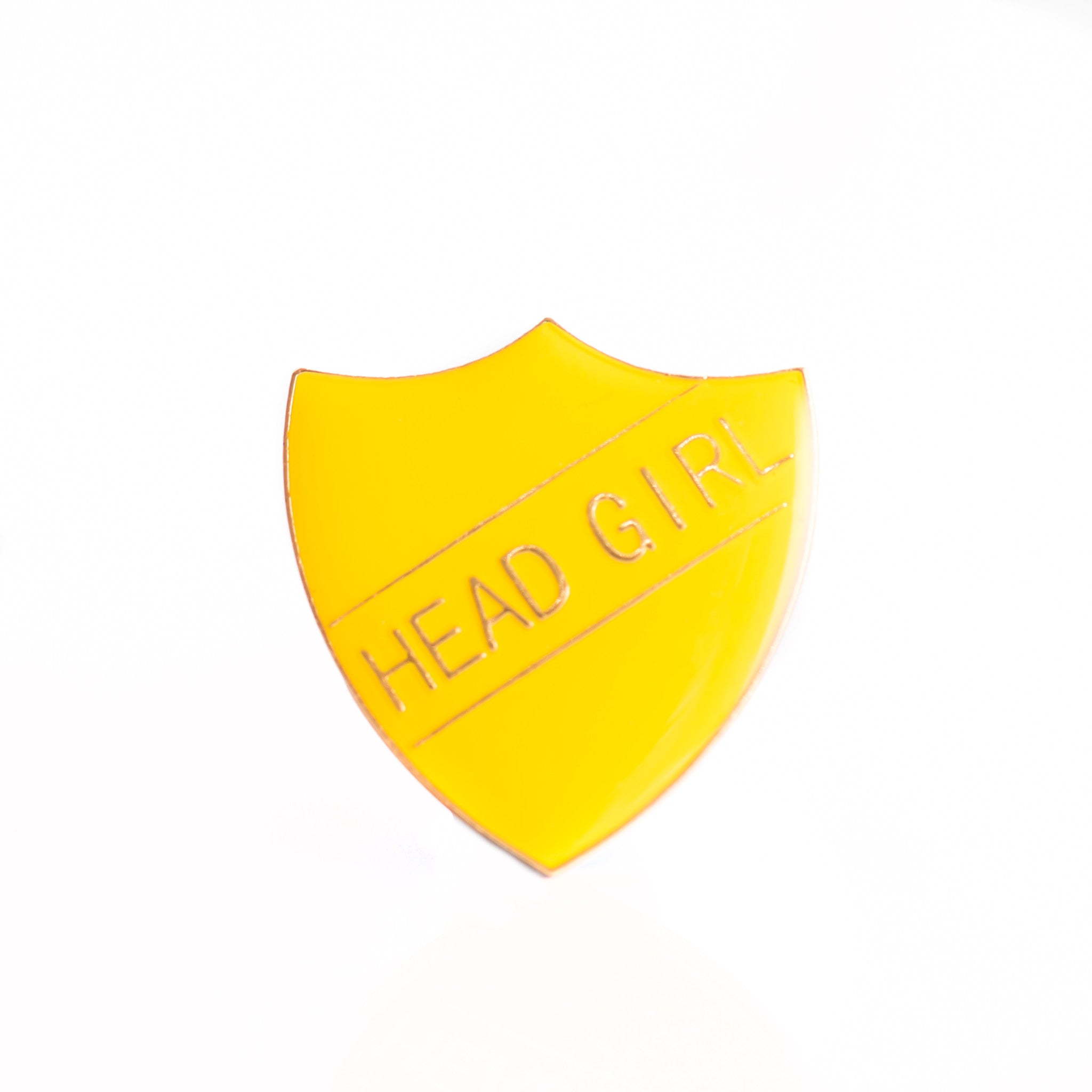 Enamel Shield Pin Badge - Head Girl
