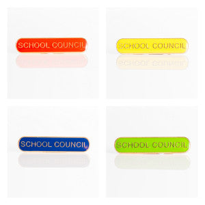 Enamel Bar Pin Badge - School Council