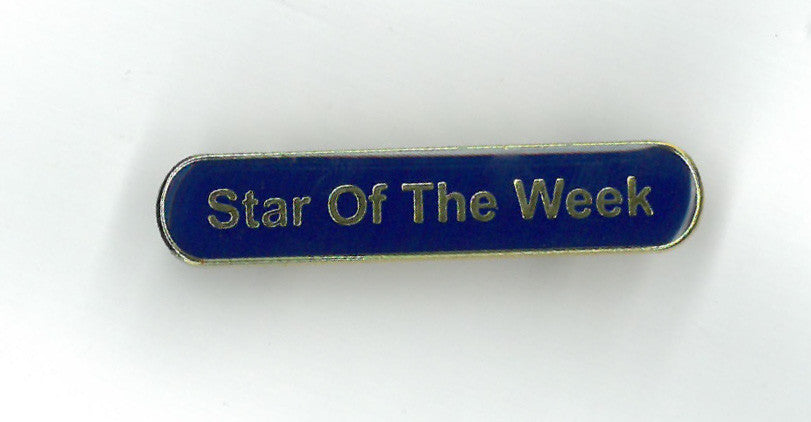 Enamel Bar Pin Badge - Star of the Week
