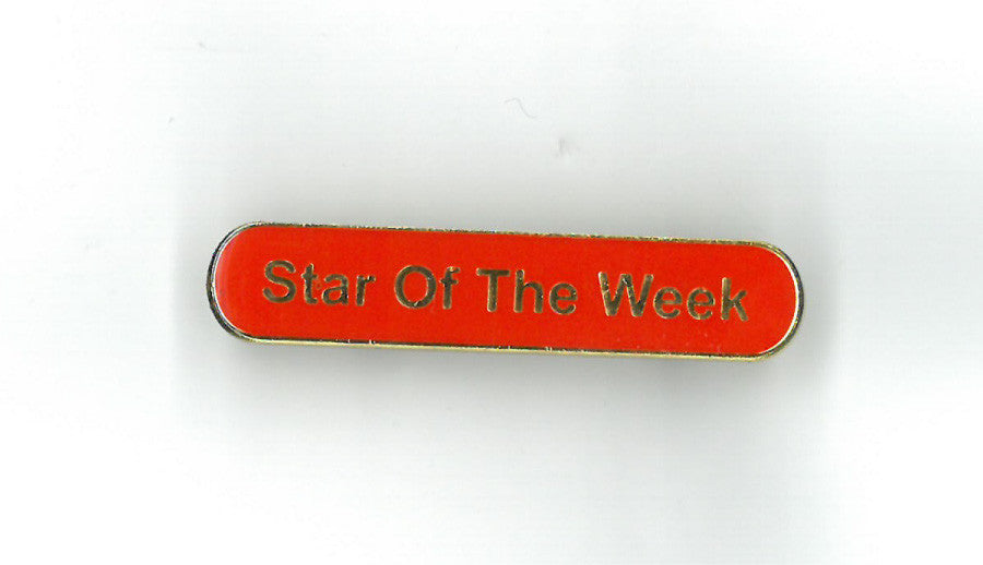 Enamel Bar Pin Badge - Star of the Week