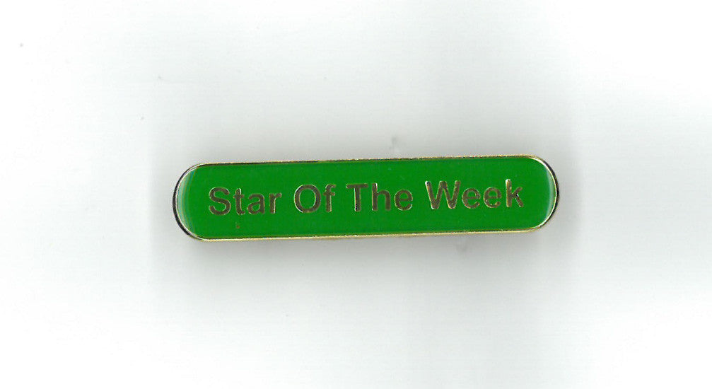 Enamel Bar Pin Badge - Star of the Week