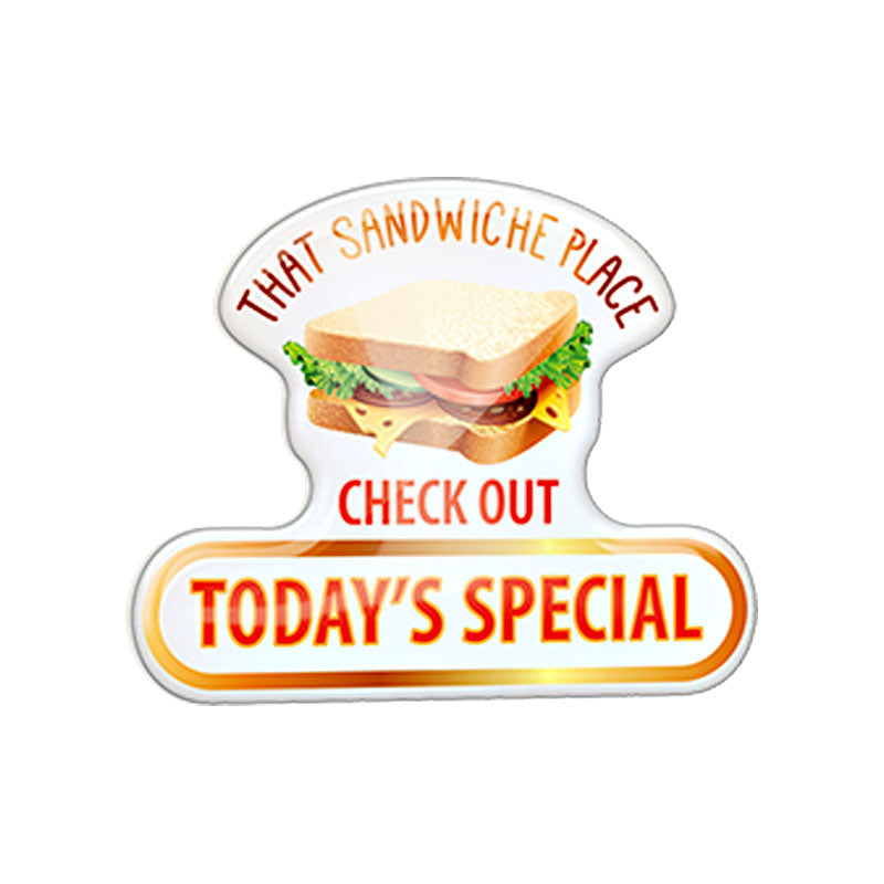 Domed Vinyl Fridge Magnet - Bespoke