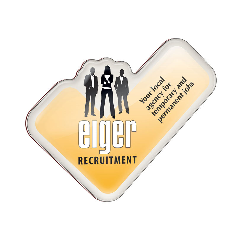 Domed Vinyl Fridge Magnet - Bespoke