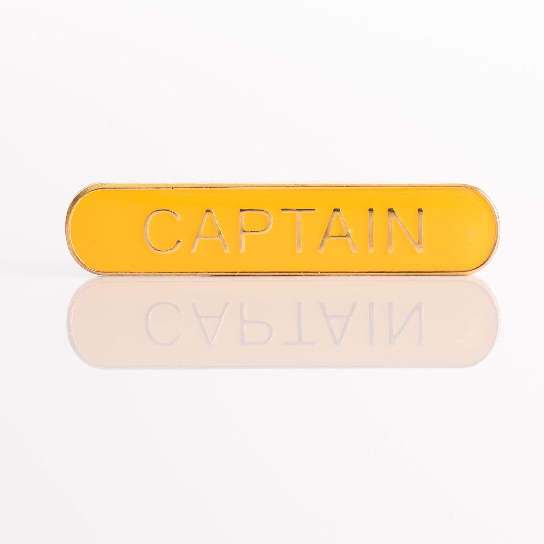 Enamel Bar Pin Badge - Captain