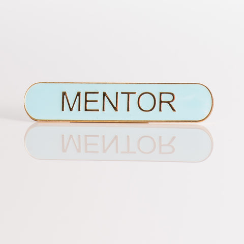Enamel Bar Pin Badge - Mentor
