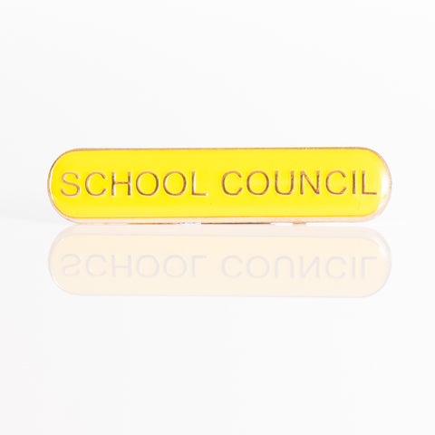 Enamel Bar Pin Badge - School Council