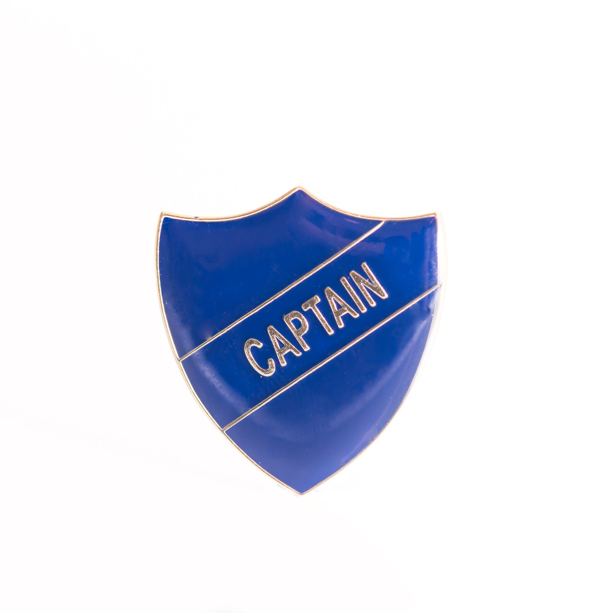 Enamel Shield Pin Badge - Captain