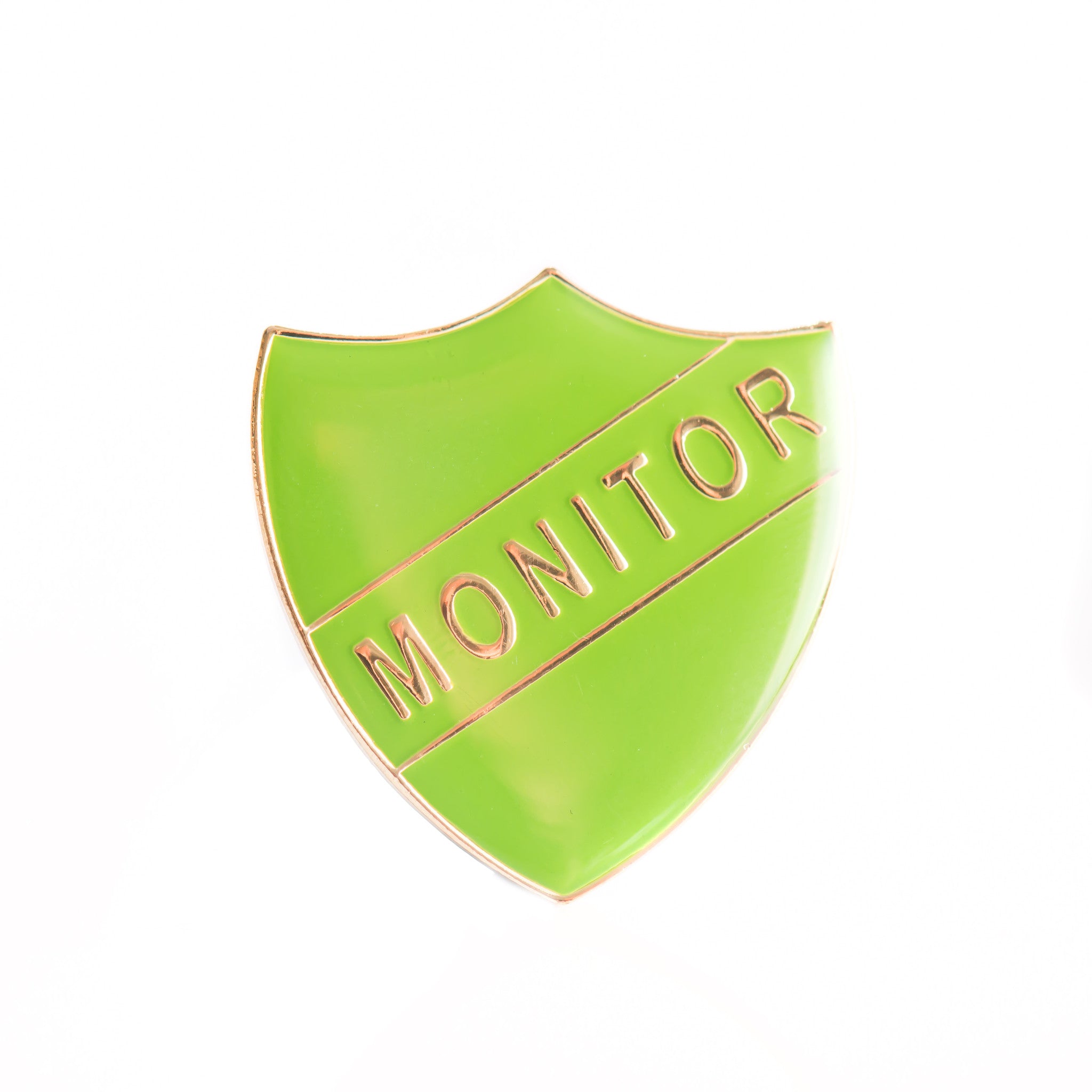 Enamel Shield Pin Badge - Monitor