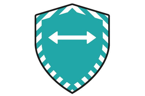 38mm Distance Aware Badges - Green