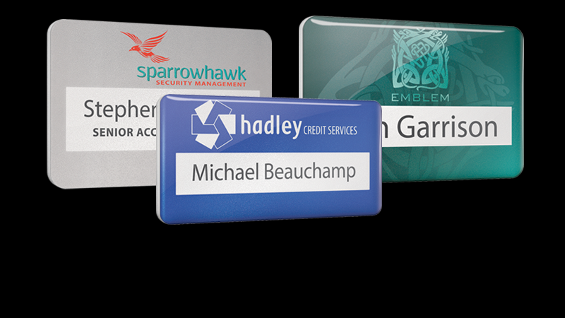 Reusable Name Badges - PVC Faced Window