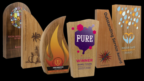 Real Wood Block Award