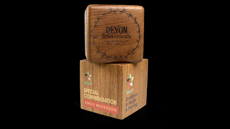 Real Wood Cube Award