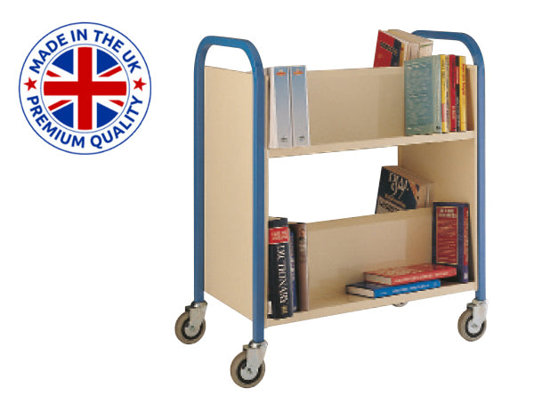 Book Trolley 2 Tier Double Sided TT21