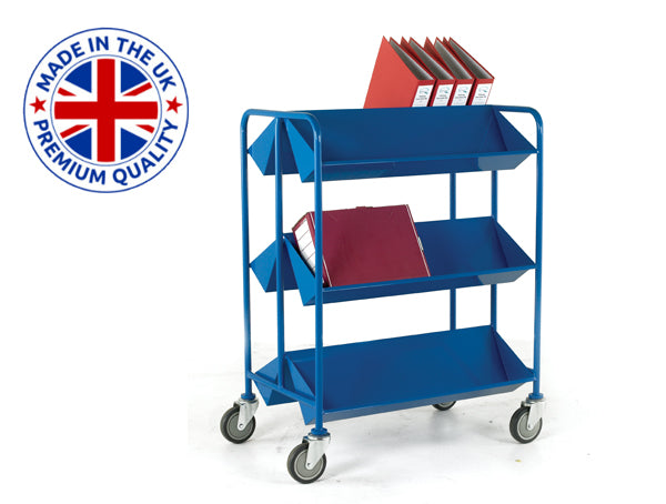 Trolley 3 Tier Angled Double Sided TT26