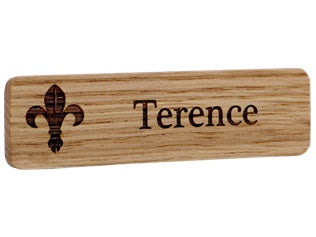 Wooden Name Badges